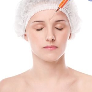 Counter stress-related creases with Botox injections.